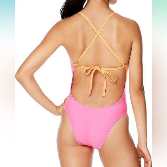 Speedo NWT Womens Swimwear - Pink and Orange size small - Picture 1 of 9